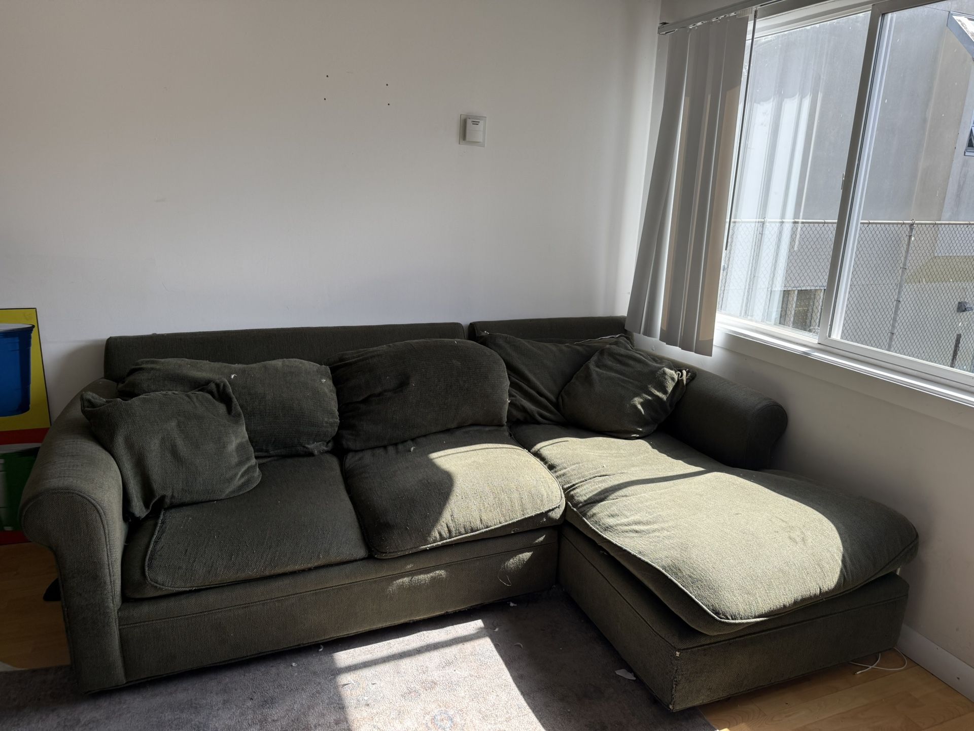 Green couch