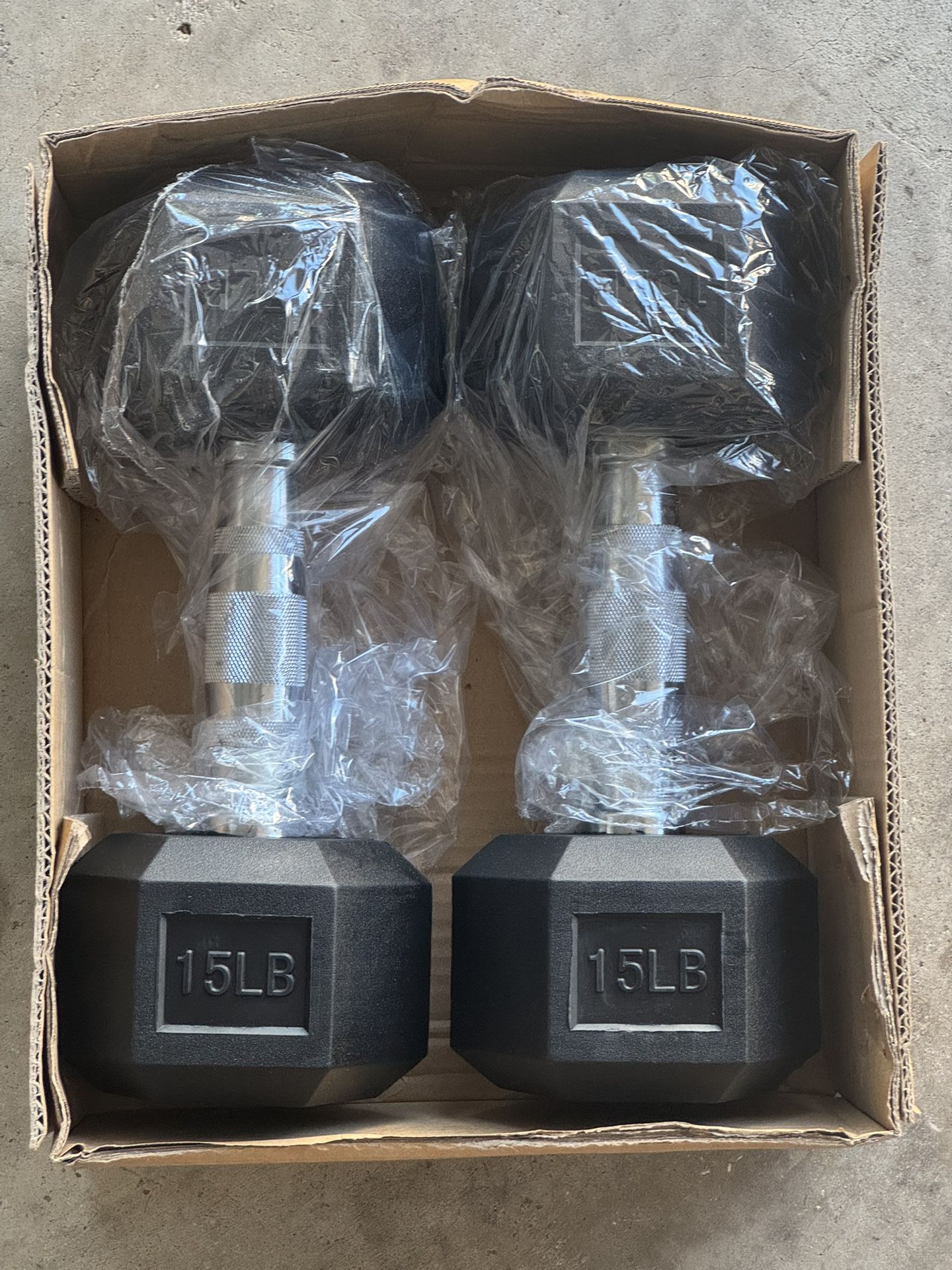 Brand New 15 lb Dumbbells