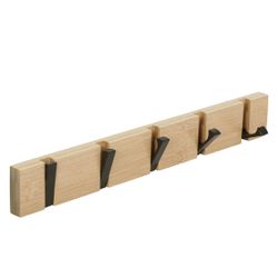 New In Box! Jsver Wooden Retractable Coat Hook Rack (19.75”Lx2.2Tx.78”D) $13 (#776)