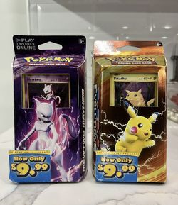 Set of 2 Pokemon XY Evolutions Theme Decks, Mewtwo and Pikachu