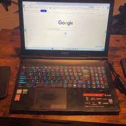 MSI GAMING LAPTOP $600 OBO  NO CASH ONLY NO TRADES