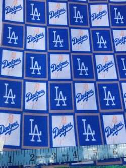 Dodgers Fabric by the Yard (60 wide)
