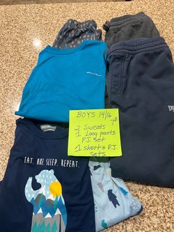 😀 boys 14/16 sweats and PJ bundle😀