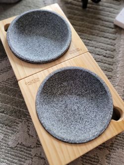 Stone Bowl Pair