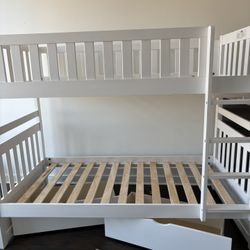 Twin Bunk Beds With Storage Below 