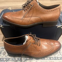 Cole Haan Mens Modern Essentials Wingtip- C34598 BRITISH TAN