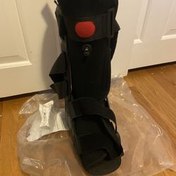 medium xlr8 walker townsend Boot Brace Unisex Black Protection Healing Fracture Tall T