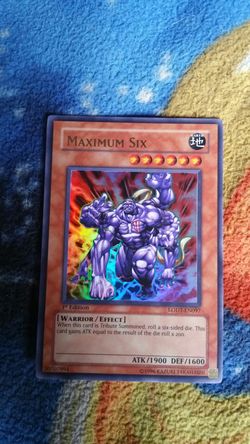 Maximum Six YuGiOh 1st Edition Ultra Rare
