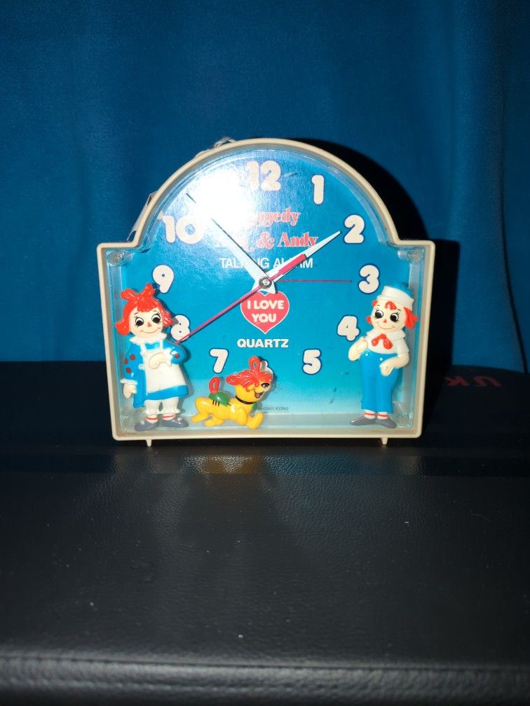 Raggedy Ann And Andy Alarm Clock