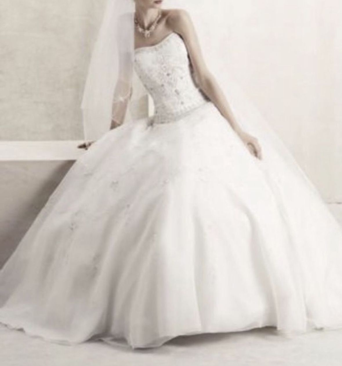 David’s bridal wedding dress size 12