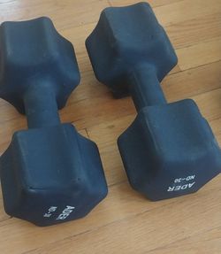 Ader 30 lb pair Neoprene dumbbells