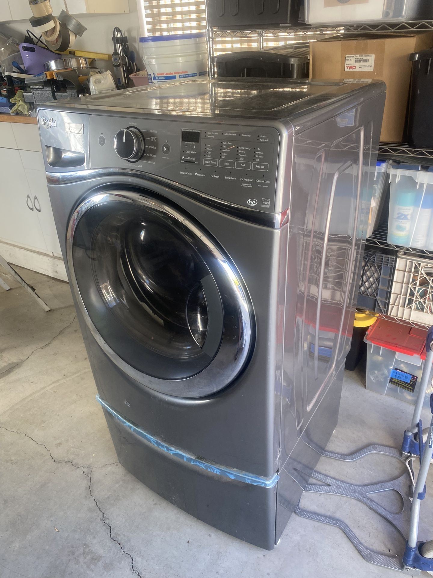 Broken Whirlpool Washer For Parts