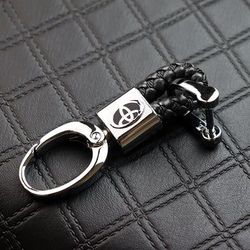 Brand New Toyota Small Leather Strap Keychain