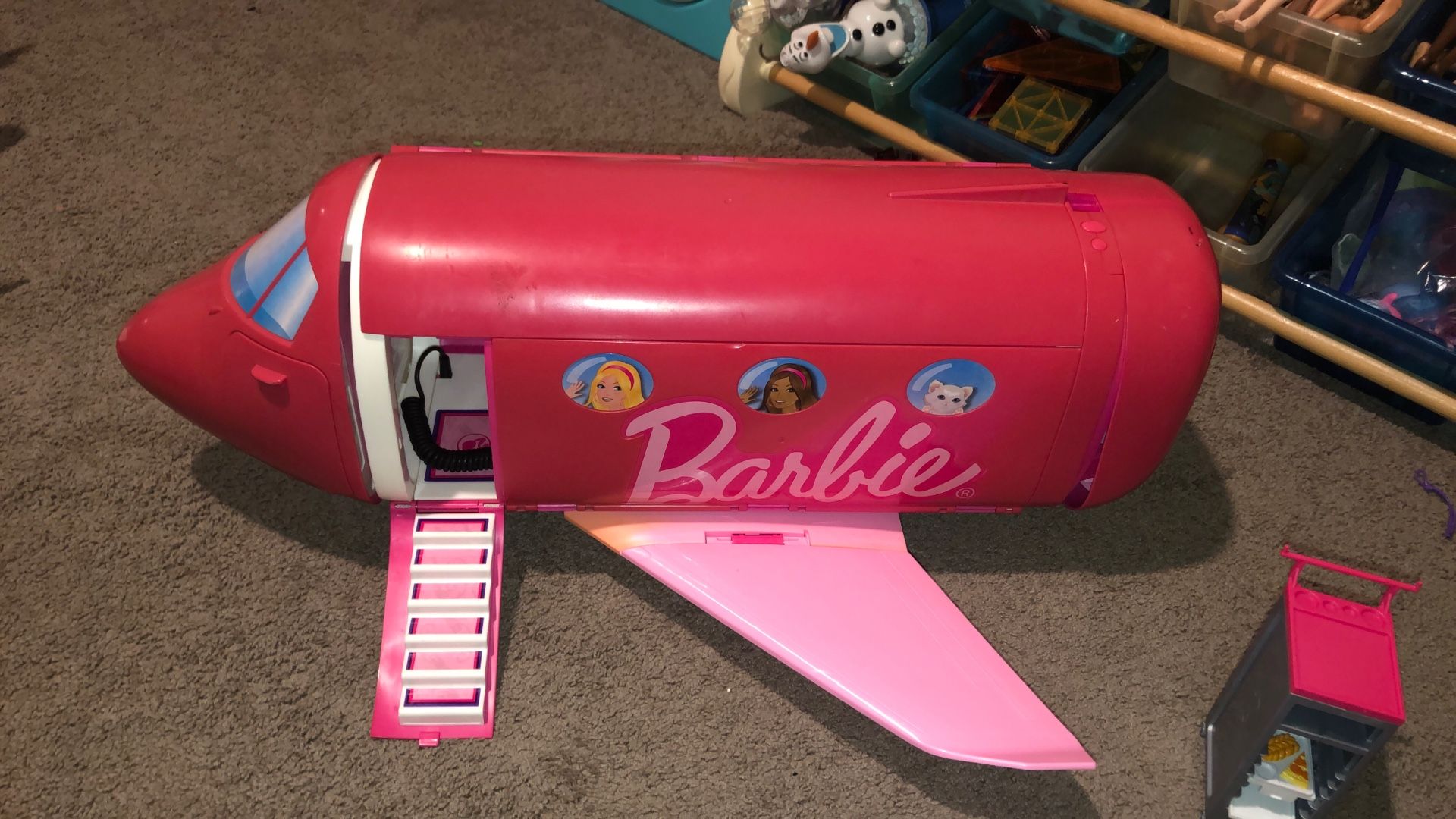 Vintage Barbie Large Plane