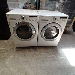 Set Washer And Dryer LG Electric Dryer Everything Is And Good Working Condition 3 Months Warranty Delivery And Installation 