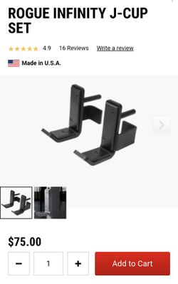 Rogue Infinity J-CUPS 2x3 (3 Pair Available)