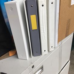 Five 3-ring Binders
