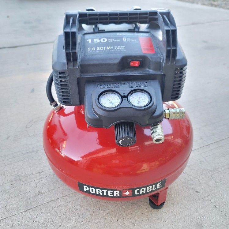 Porter-Cable
6 Gal. 150 PSI Portable Electric Pancake Air Compressor