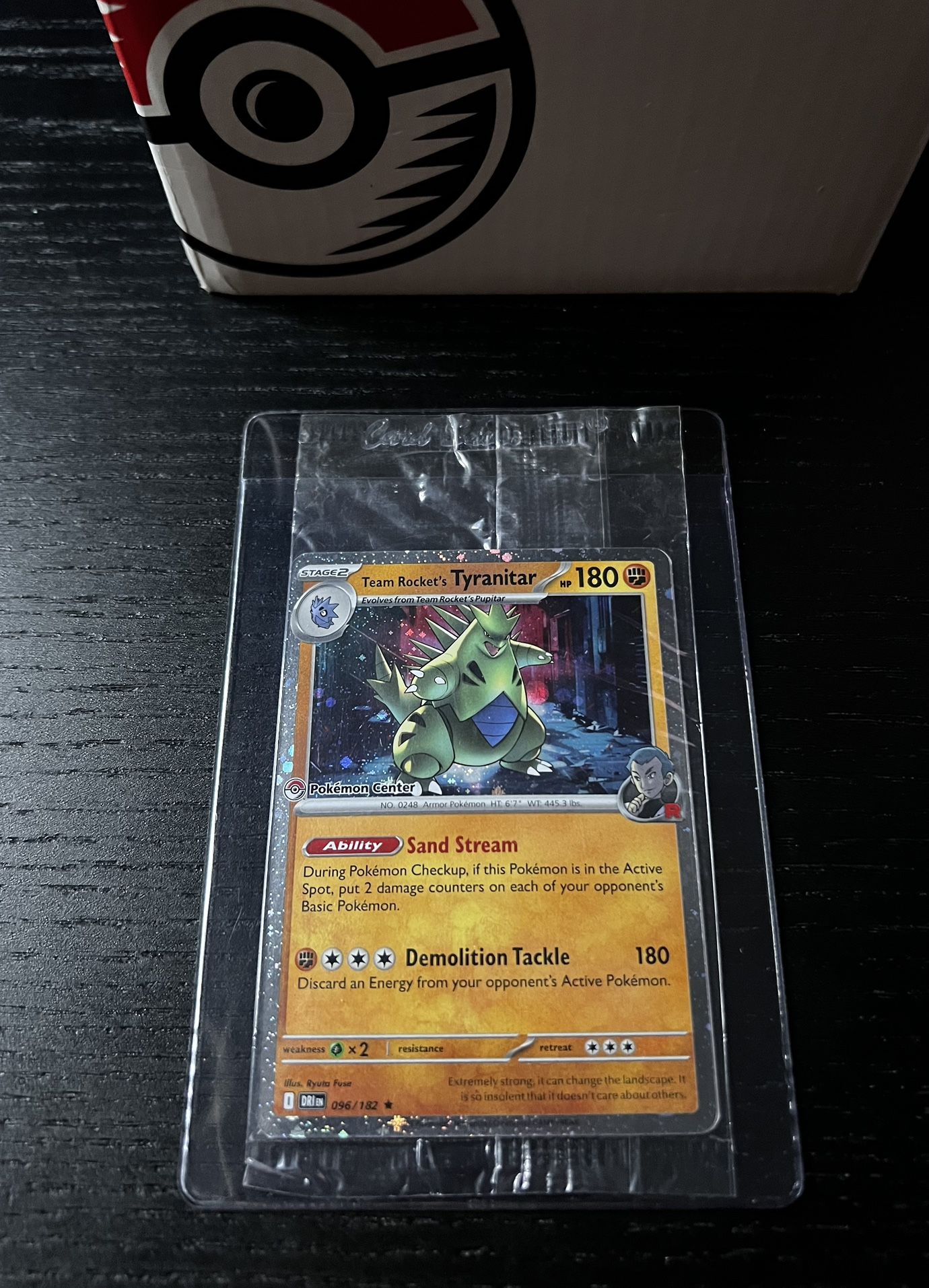 Tyranitar Pokemon Stamped