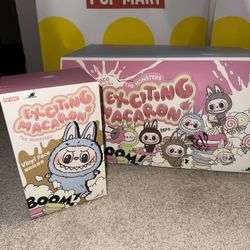 Pop Mart Exciting Macaron The Monsters Labubu - Secret (blind box)