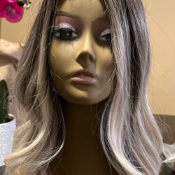 Synthetic 24 Inch Blonde Wig
