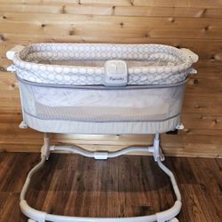 Ingenuity Dream & Grow Bedside Baby Bassinet Adjustable