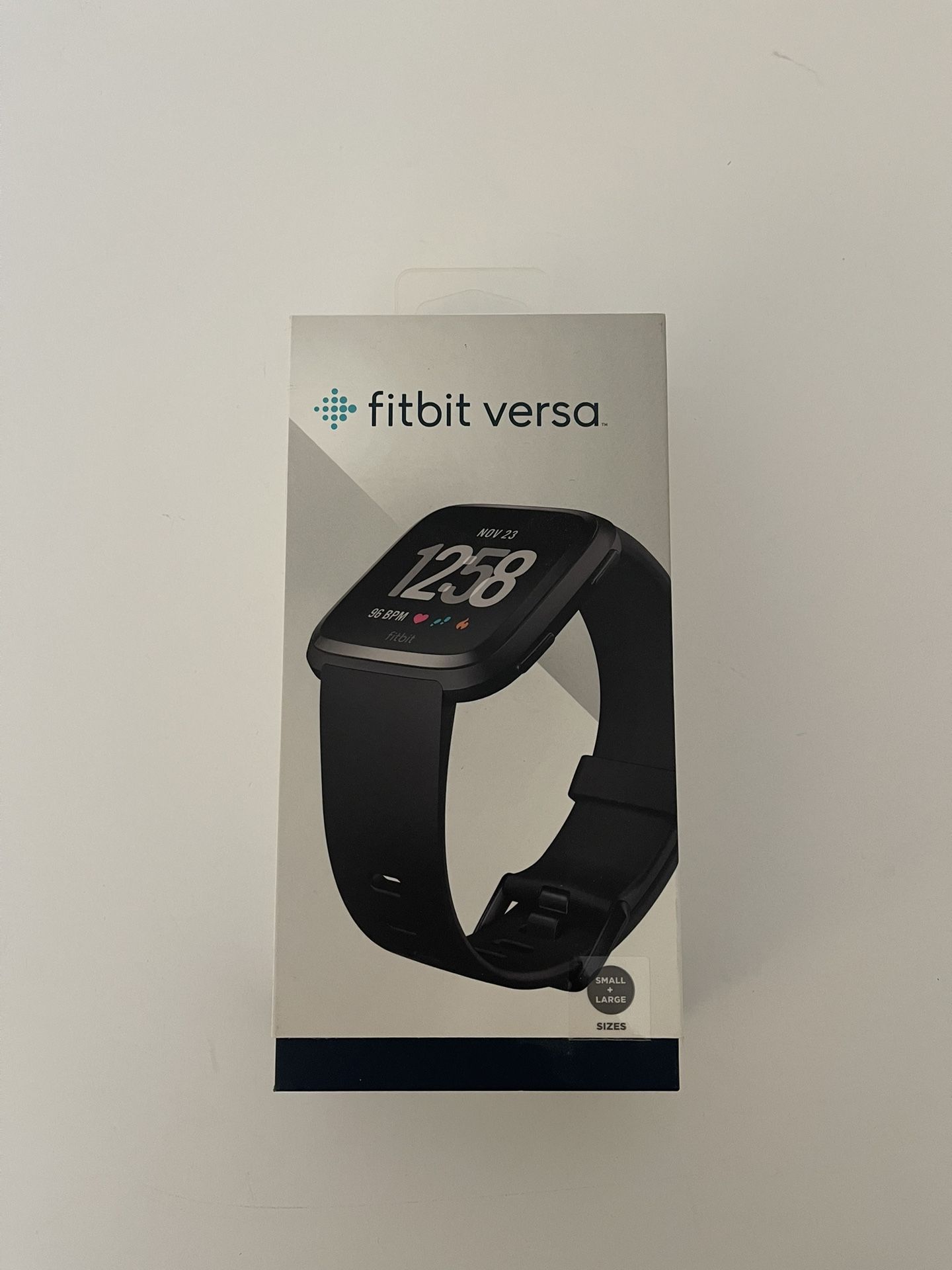 Fitbit Versa 1 Smartwatch Black (M/N: FB 504)