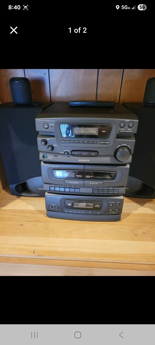 Magnaxox Old School Tape, Cd, Radio System