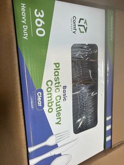 Plastic cutlery combo 360 count