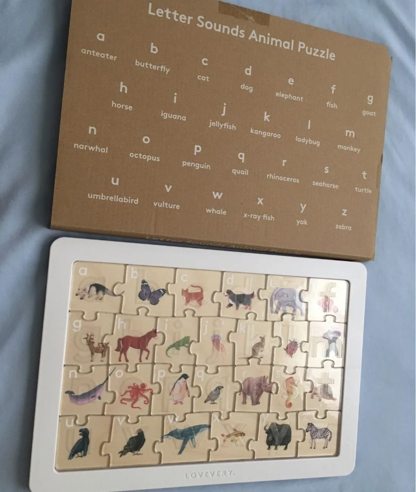 Lovevery Letter Sounds Animal Puzzle