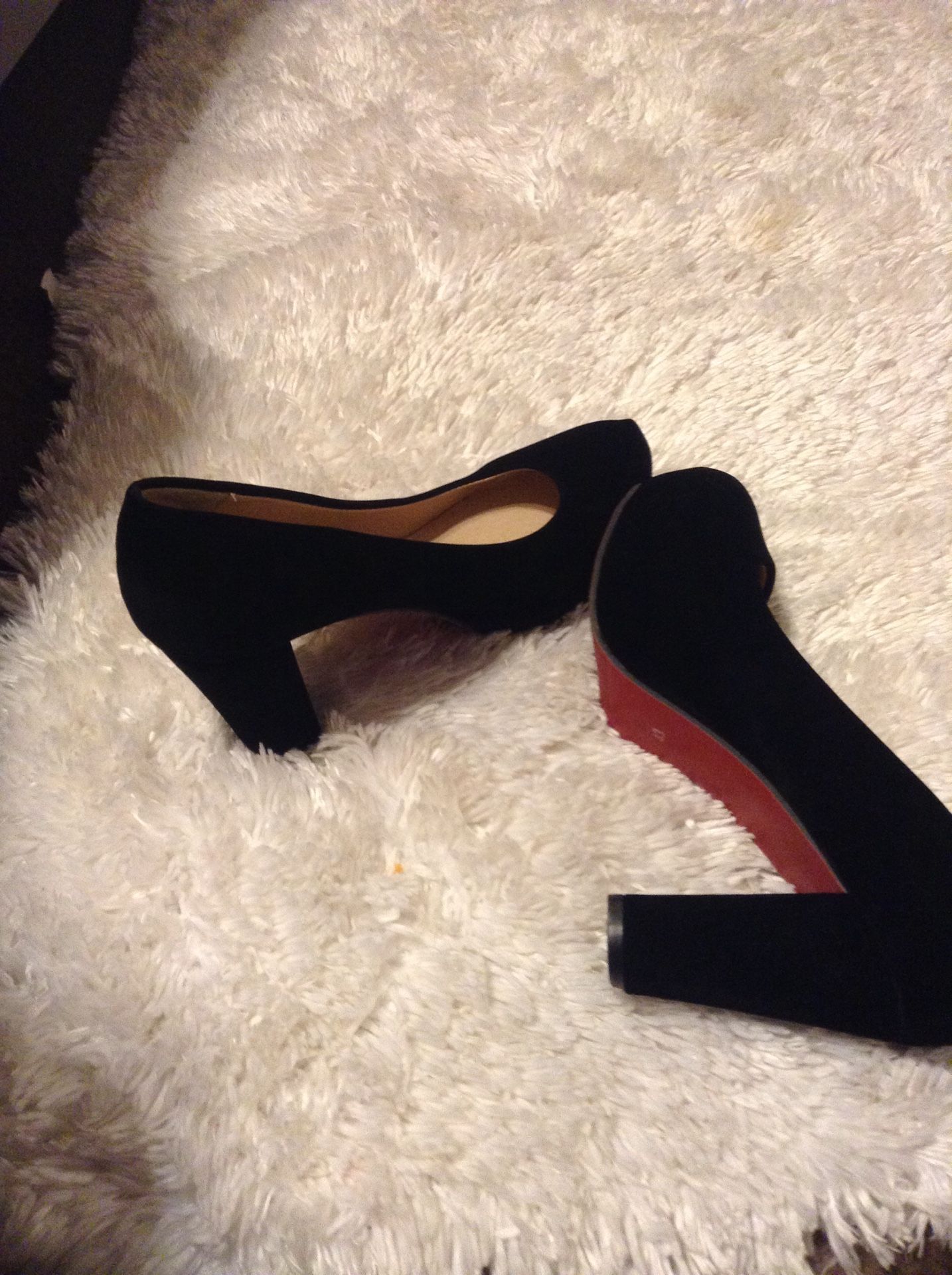 New suede shoes