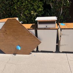 FREE L-curve Modular Wood Desk