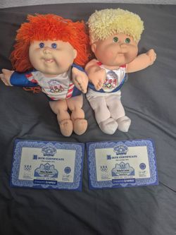 1996 Cabbage Patch Kids Olympics Dolls