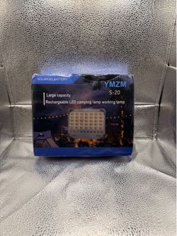 YMZM S-20 Rechargeable LED Camping Lantern Work Light IP66 Waterproof Large Capacity