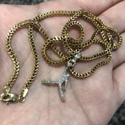 10k Diamond Pendant 