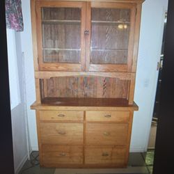 PINE WOOD HUTCH RUSTIC