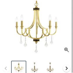 5 Light Chandelier in New Traditional Style
