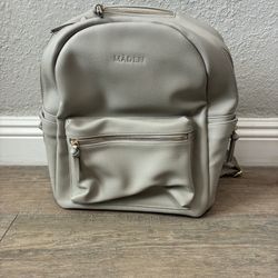 Maden Leather Diaper Backpack
