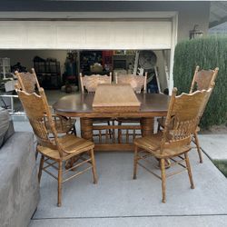 Table and chairs