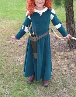 Merida girls Halloween costume