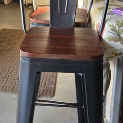 Bar Stools Chairs - Set of 2