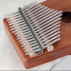 17 Keys Kalimba Thumb Piano Finger Piano Music Instrument Mahogany Wood