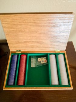 Vintage Poker Chip Set