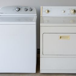 Today Only: Washer & Dryer Set $105 – As-Is, Must Pick Up