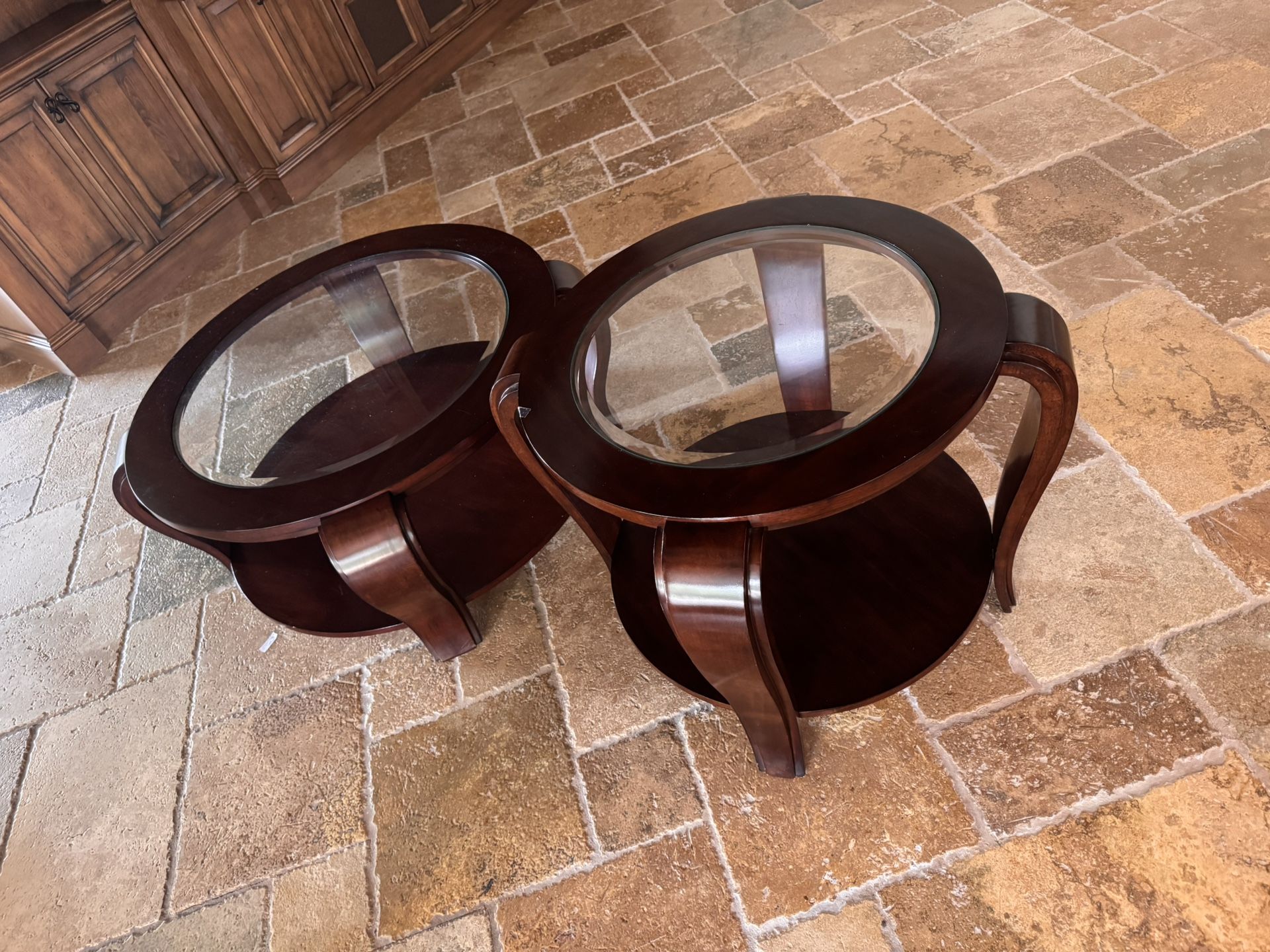 Wooden Glass Tables