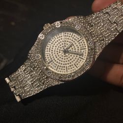 Techno Pave Quartz Watch