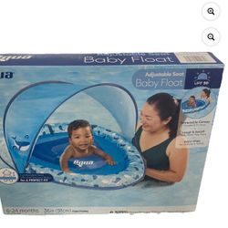 Aqua baby float step in with cover