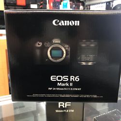 Canon EOS R6 Mark II Mirrorless Camera with 24-105mm f/4-7.1 Lens