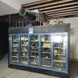 5 DOOR DISPLAY LED LIGHTS WALK IN COOLER 