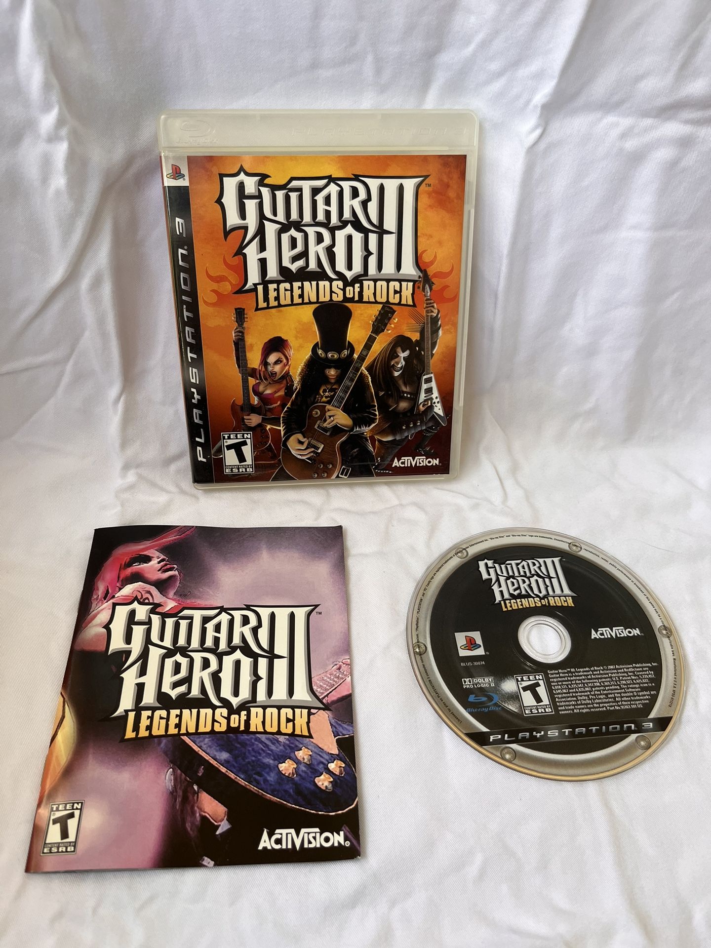 PS3 Guitar Hero III Legends Of Rock